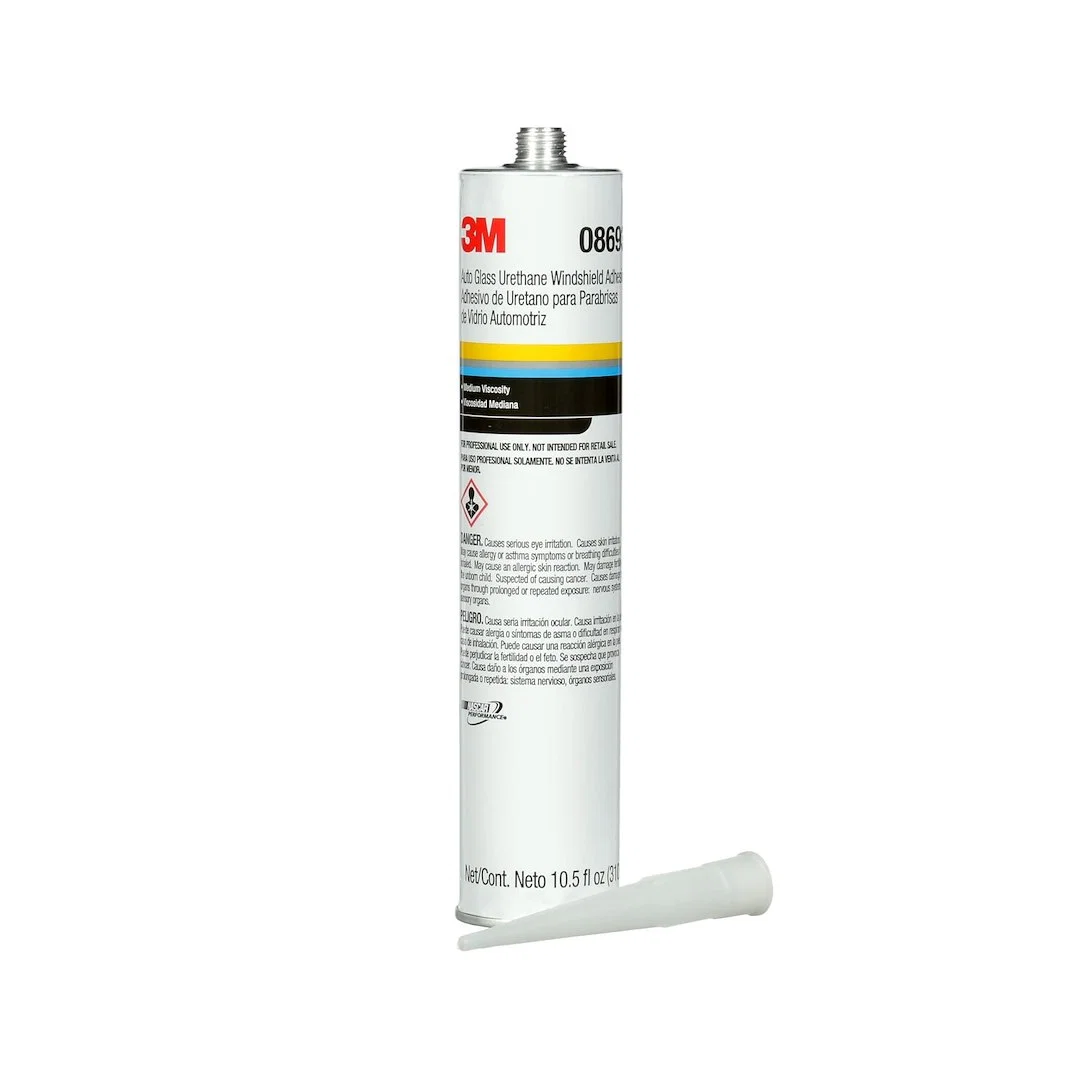 08693 – 3M Window Glass Adhesive, Used For Windshield Bonding and Stationary Glass Attachment Polyurethane 10.5 Ounce...